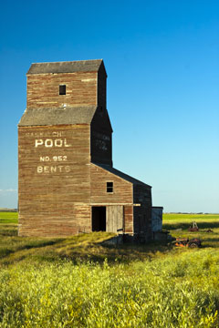 an old grain elevator